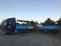 Transport HDS z przyczepą, 22,5t zachodniopomorskie i kraj