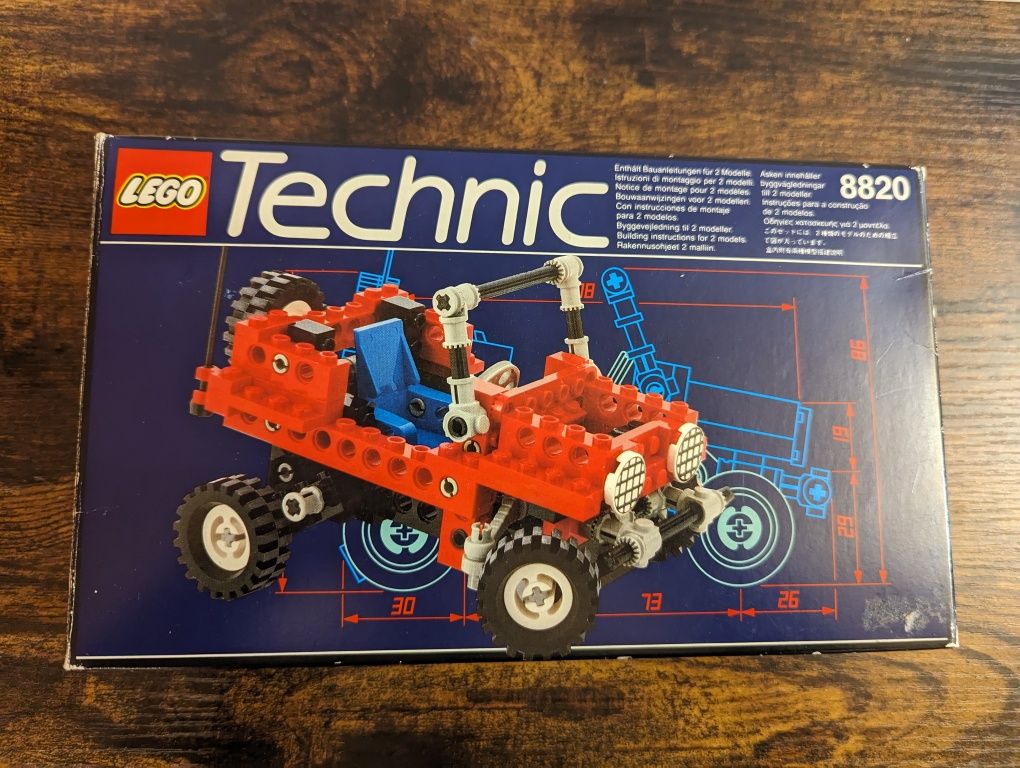 Zestaw LEGO technic 8820 pudełko i instrukcja