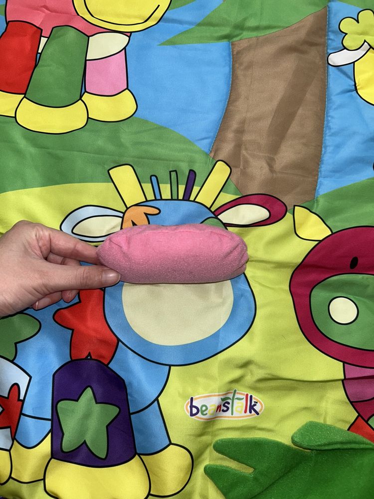 Дитячий килимок BeansTalk розвиваючий квадратний