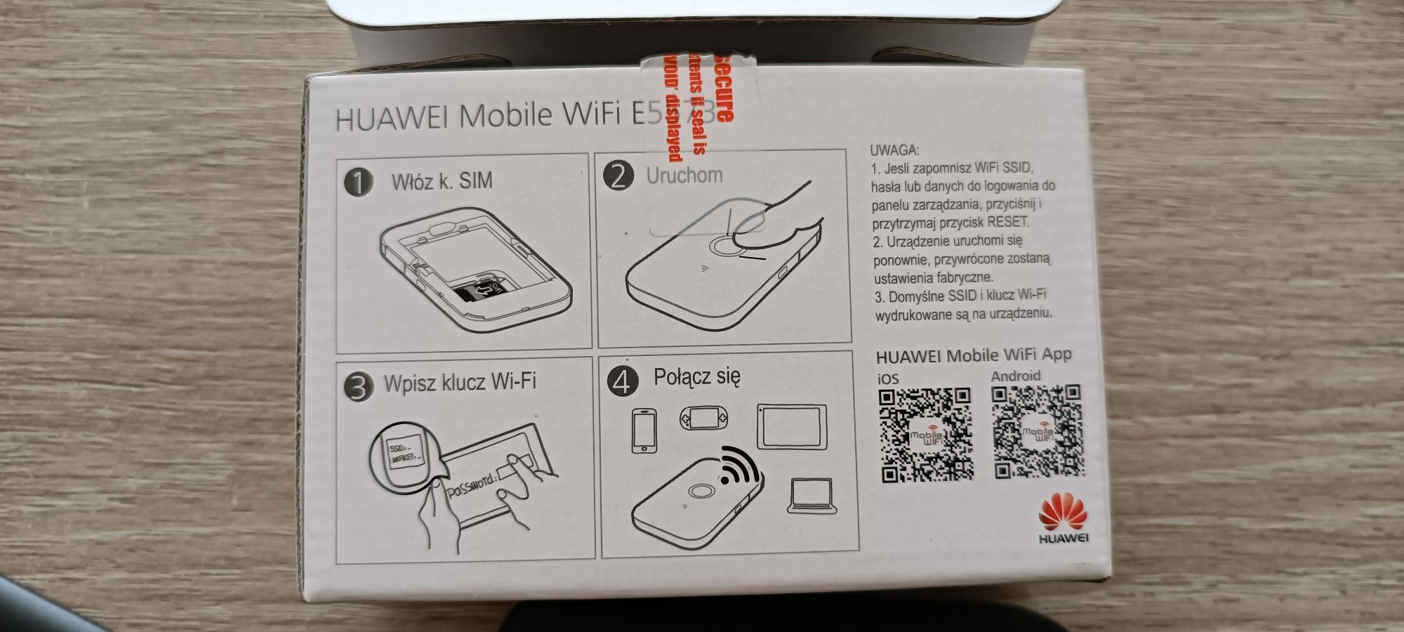 Router wifi przenośny Huawei