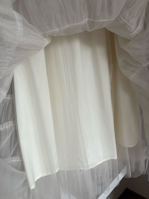 Spódnica długa śmietanka r. uniwersalny S/M/L
