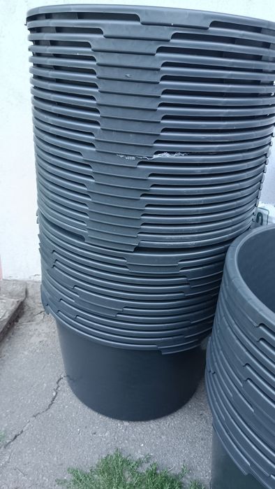 Таз будівельний круглий 90л контейнер