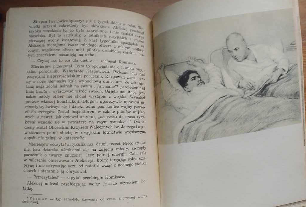Opowieść  o prawdziwym człowieku  Borys Polewoj  1962 rok