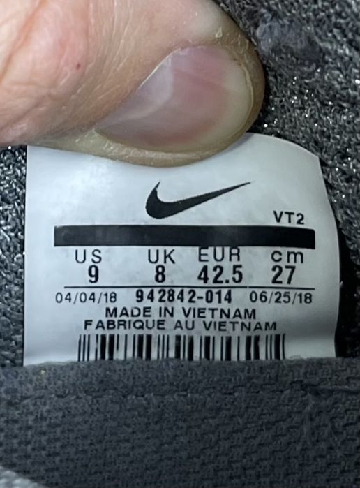 Nike Vapor Air Max кроссовки 42 размер спортивные серые оригинал