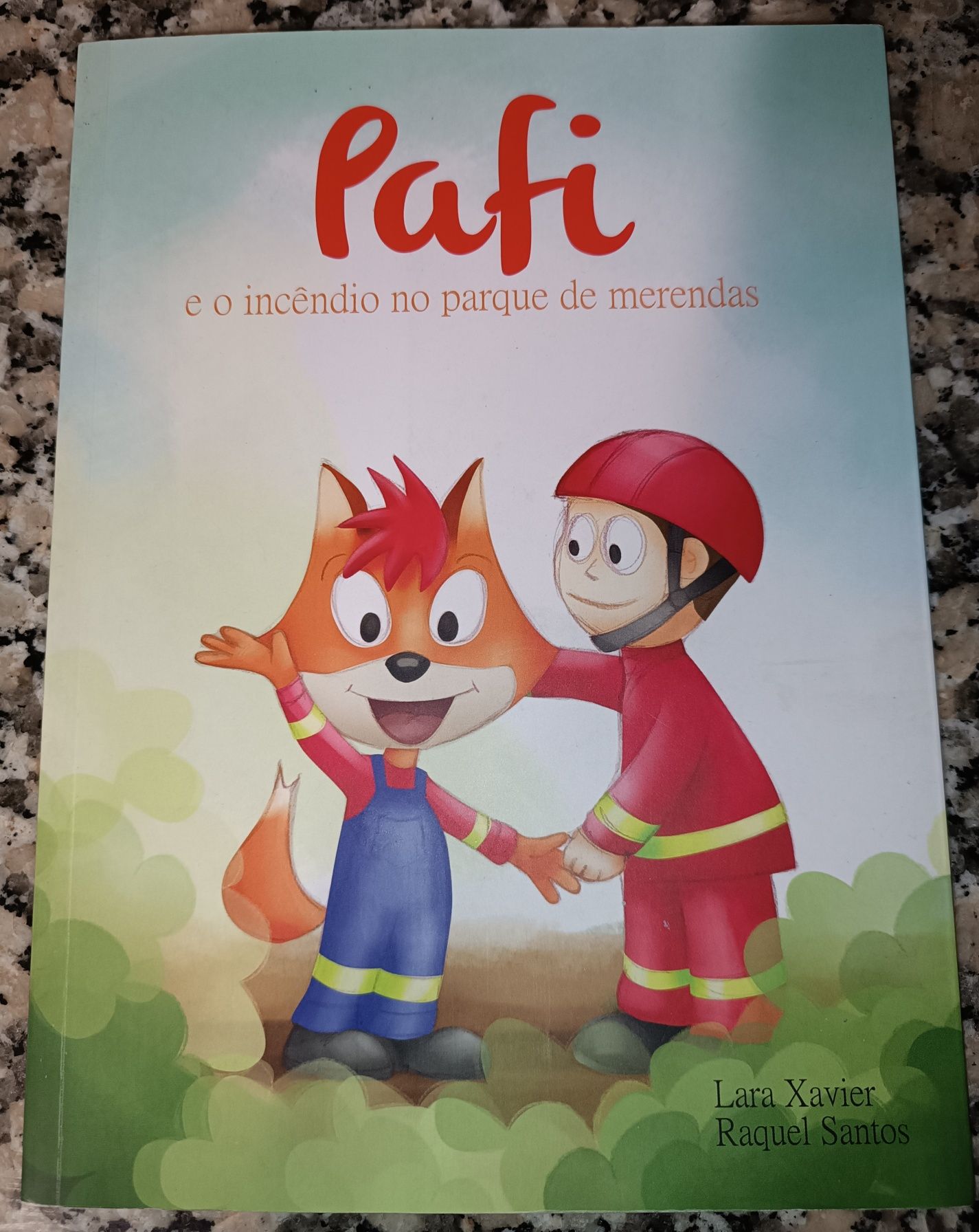 Livro Pafi e o incêndio no parque de merendas