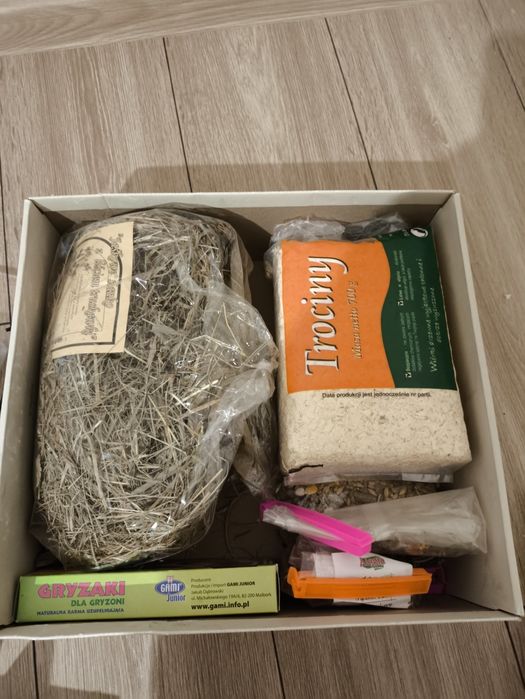 Klatka dla chomika z akcesoriami