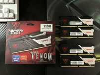 RAM DDR5 Patriot 64GB (4x16GB) 6000MT/s CL30 Venom - nowe, raz użyte