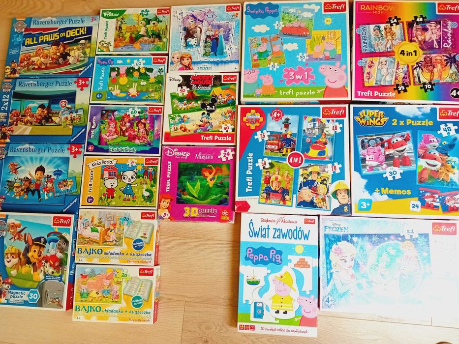 PUZZLE różne zestawy