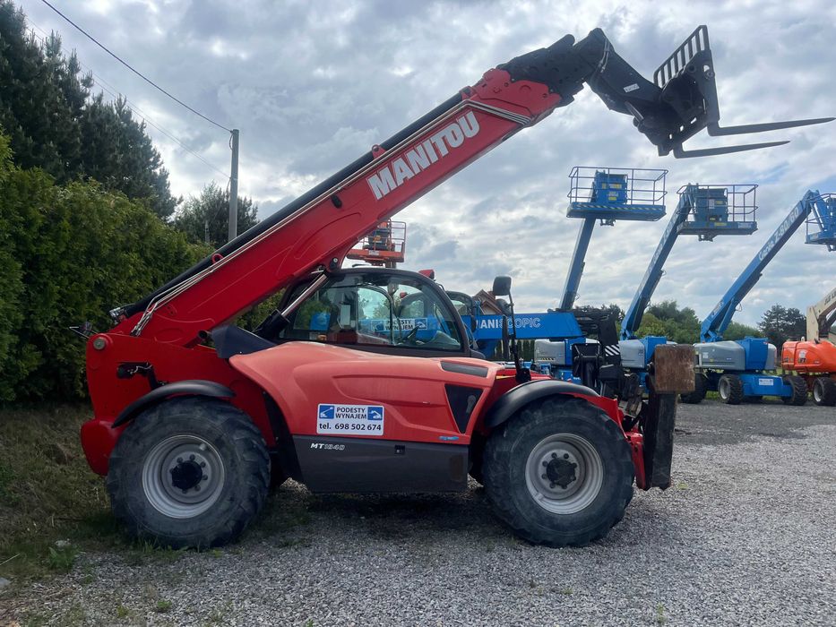 Wynajem podnośników przegubowych oraz teleskopowych od 16 m do 43 m.