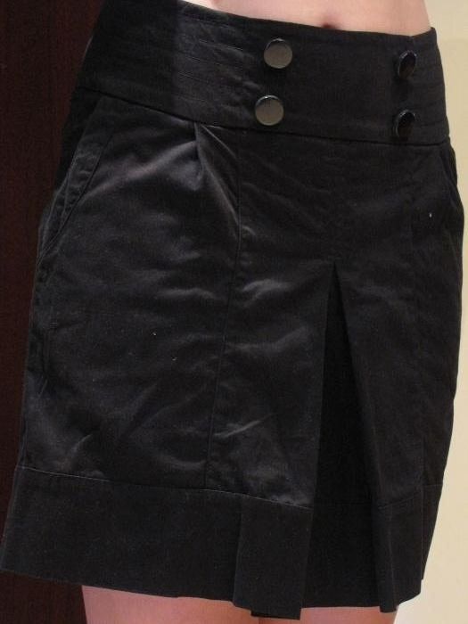 Mini spódniczka czarna z kieszeniami