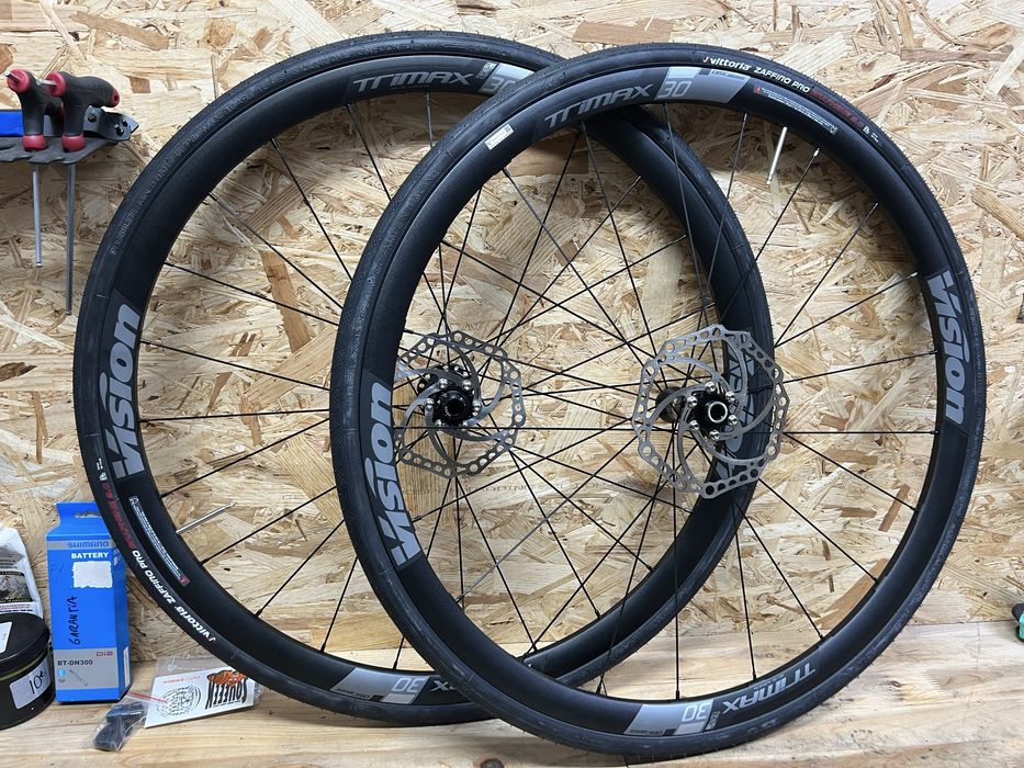 Bicicleta Rodas disco Vision Trimax 30 NOVAS