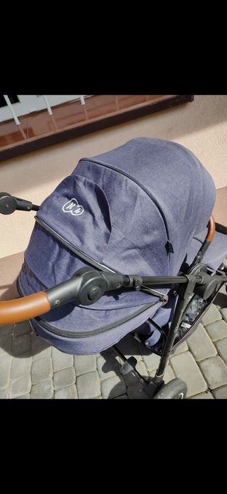 Kinderkraft Dwustronna spacerówka ALL ROAD grey/dark blue
