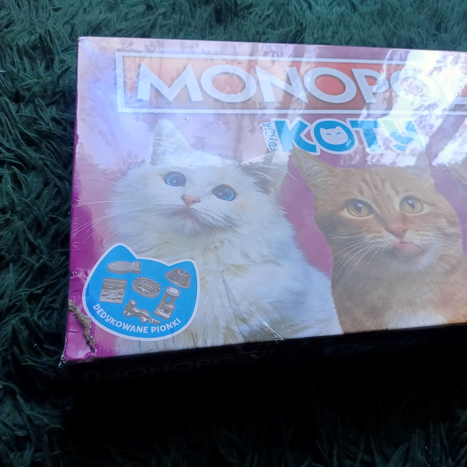 Gra planszowa Winning Moves Monopoly Koty - uszkodzone opakowanie