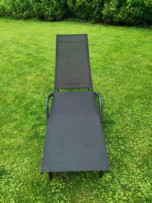 Leżak NORDSTRAND S59xD191 czarny