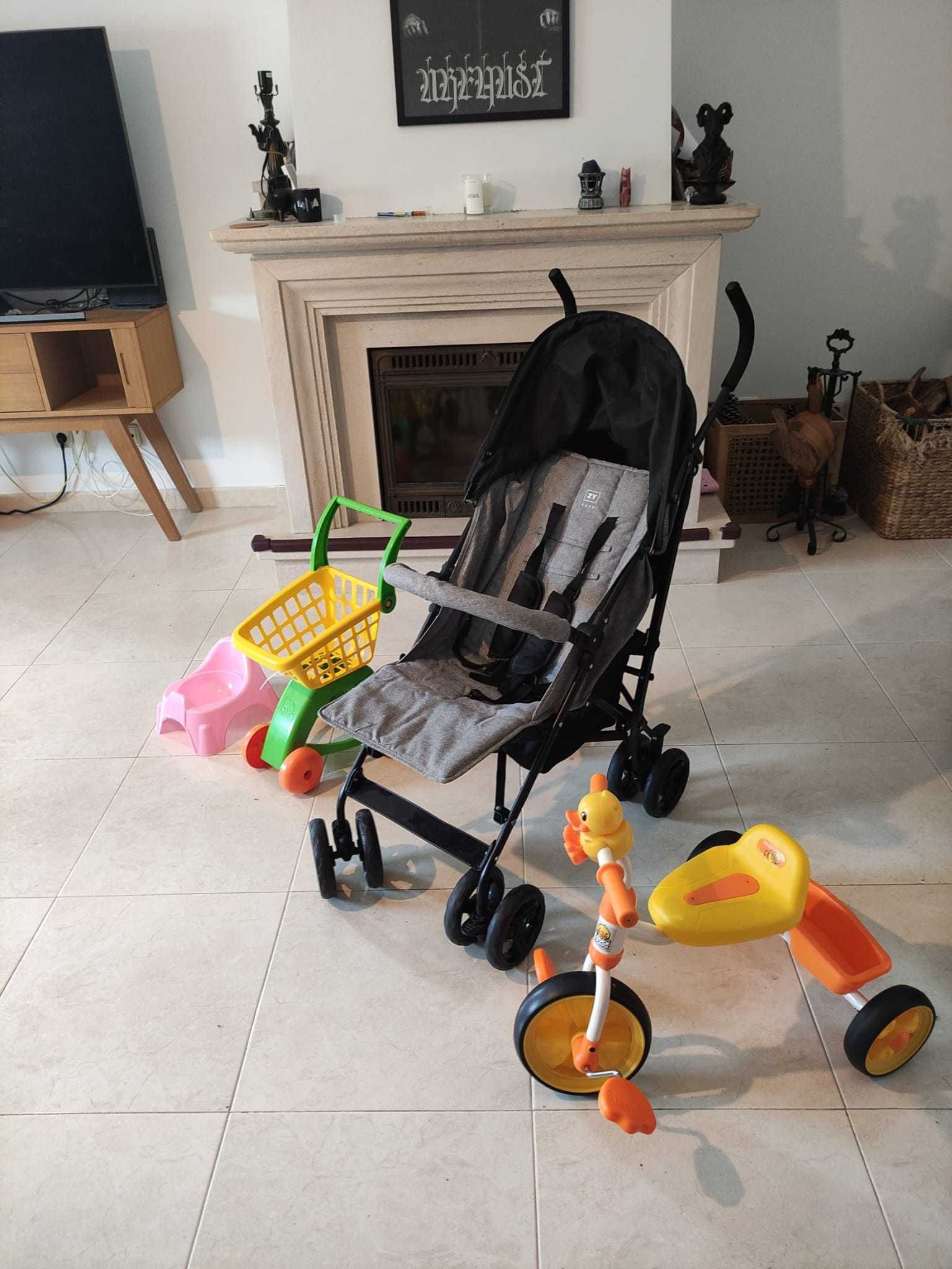 Carrinho de passeio até 15kg + ofertas