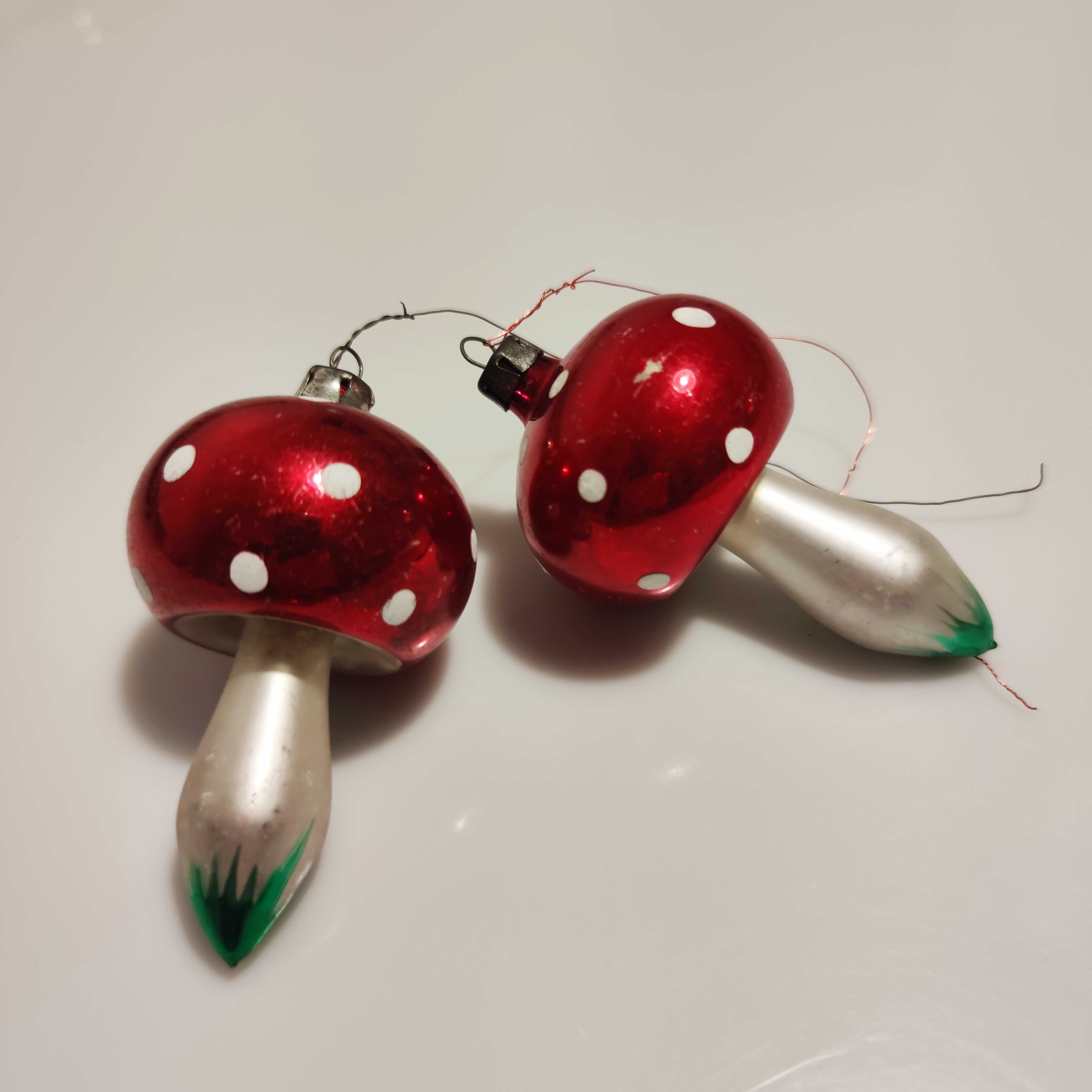 bombki z PRL grzybki