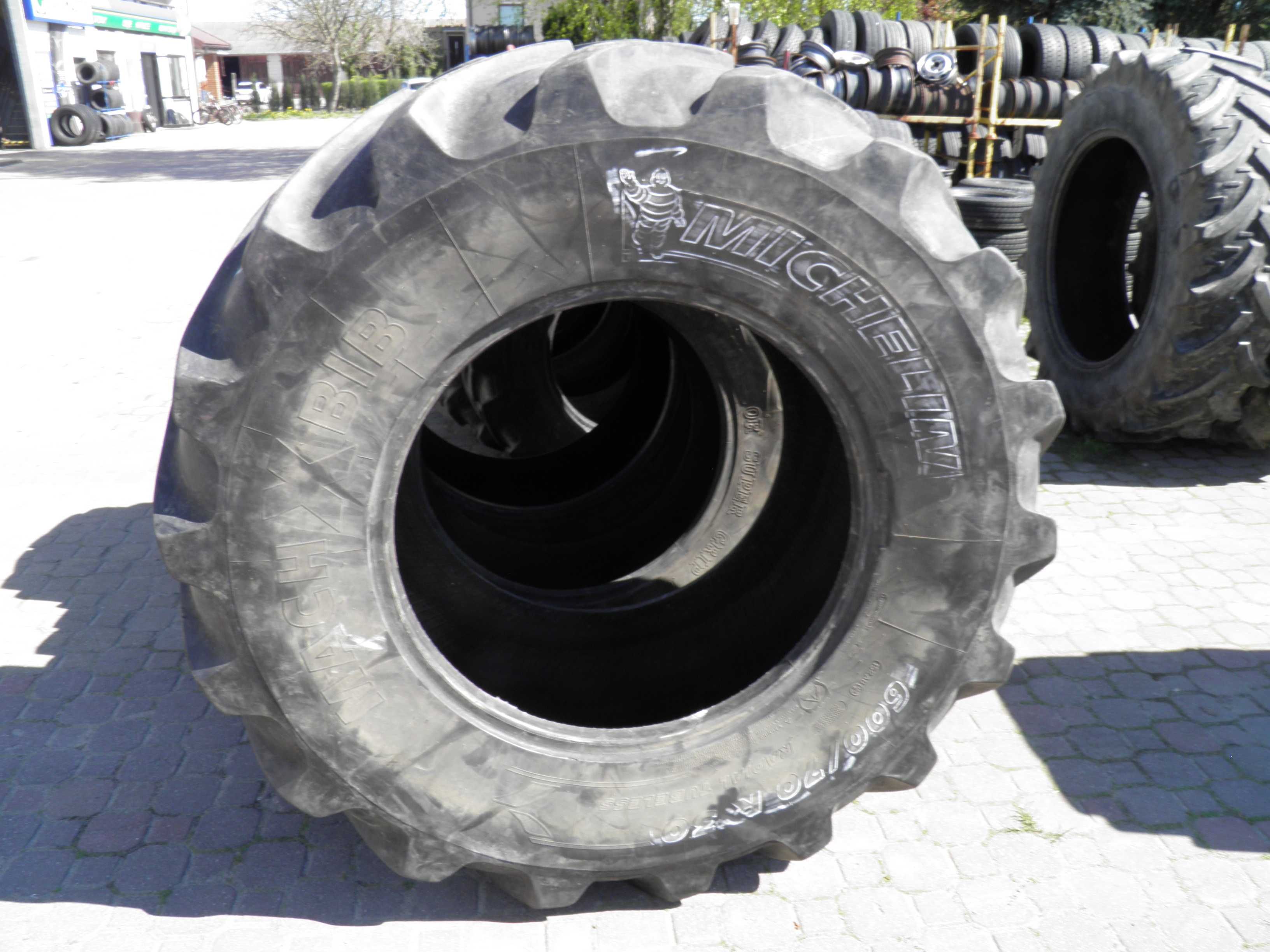 600/70R30 Michelin Opona używana Opona Rolnica