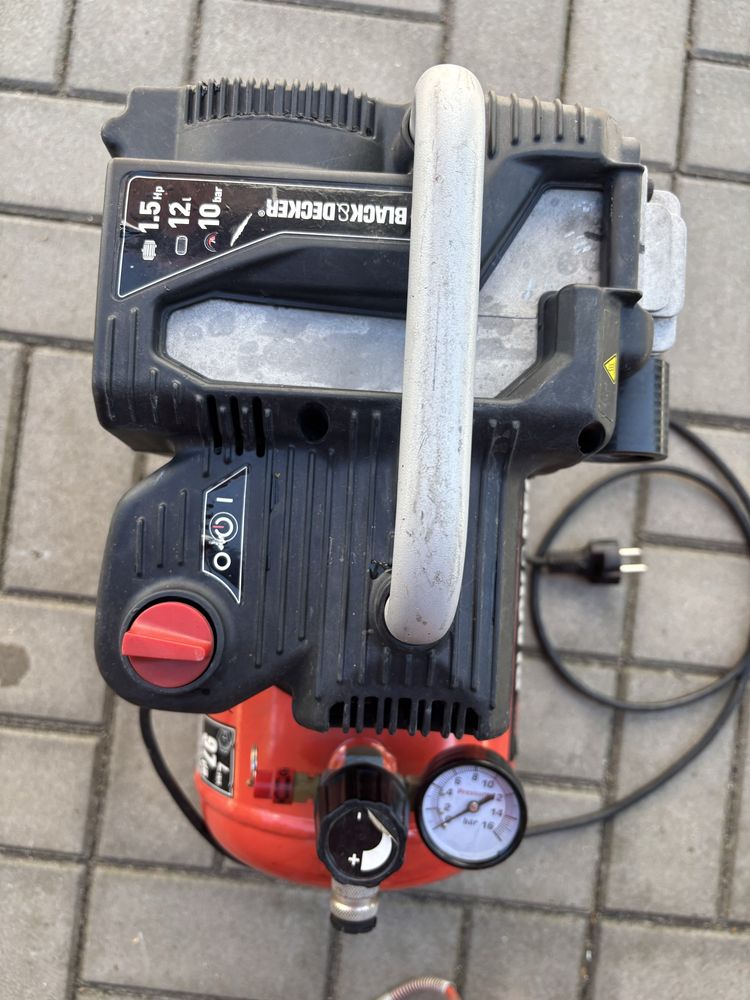 Black&Decker BD 195/12-NK sprężarka kompresor bezolejowy