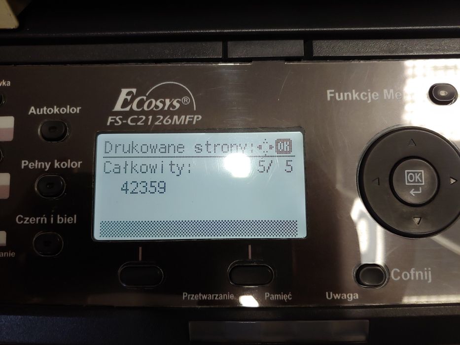 Drukarka Kyocera FS-C2126MFP przebieg 42 tys.