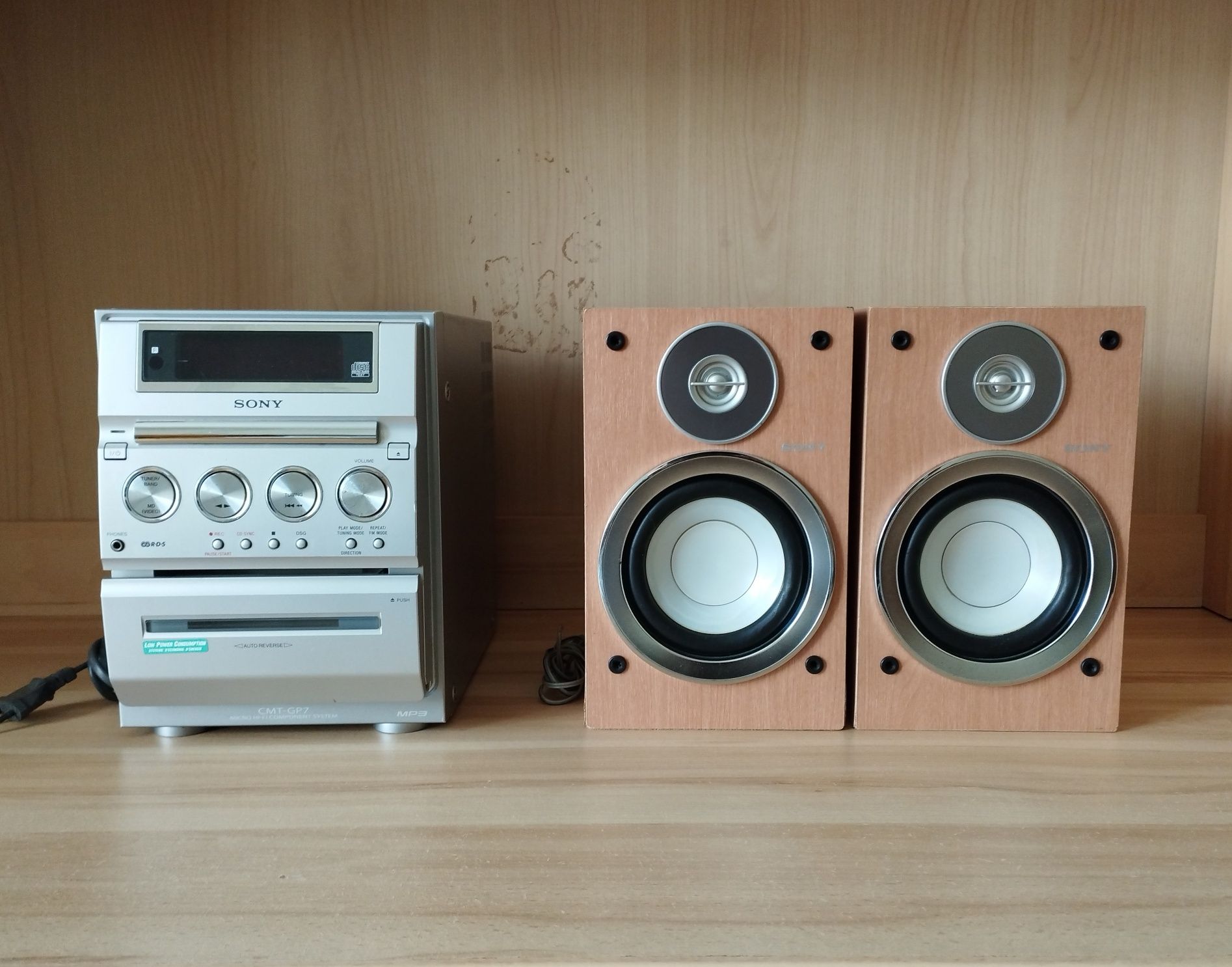 Sony CMT-GP7 – Hi-Fi система (підсилювач + колонки) з недоліками