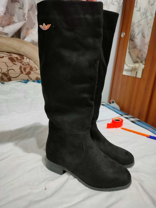 Чоботи жіночі зимові високі ITTS 36 р. такі як замш Нові LV1024