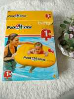 Koło na basen pool school step 1 dmuchane dla niemowlaka