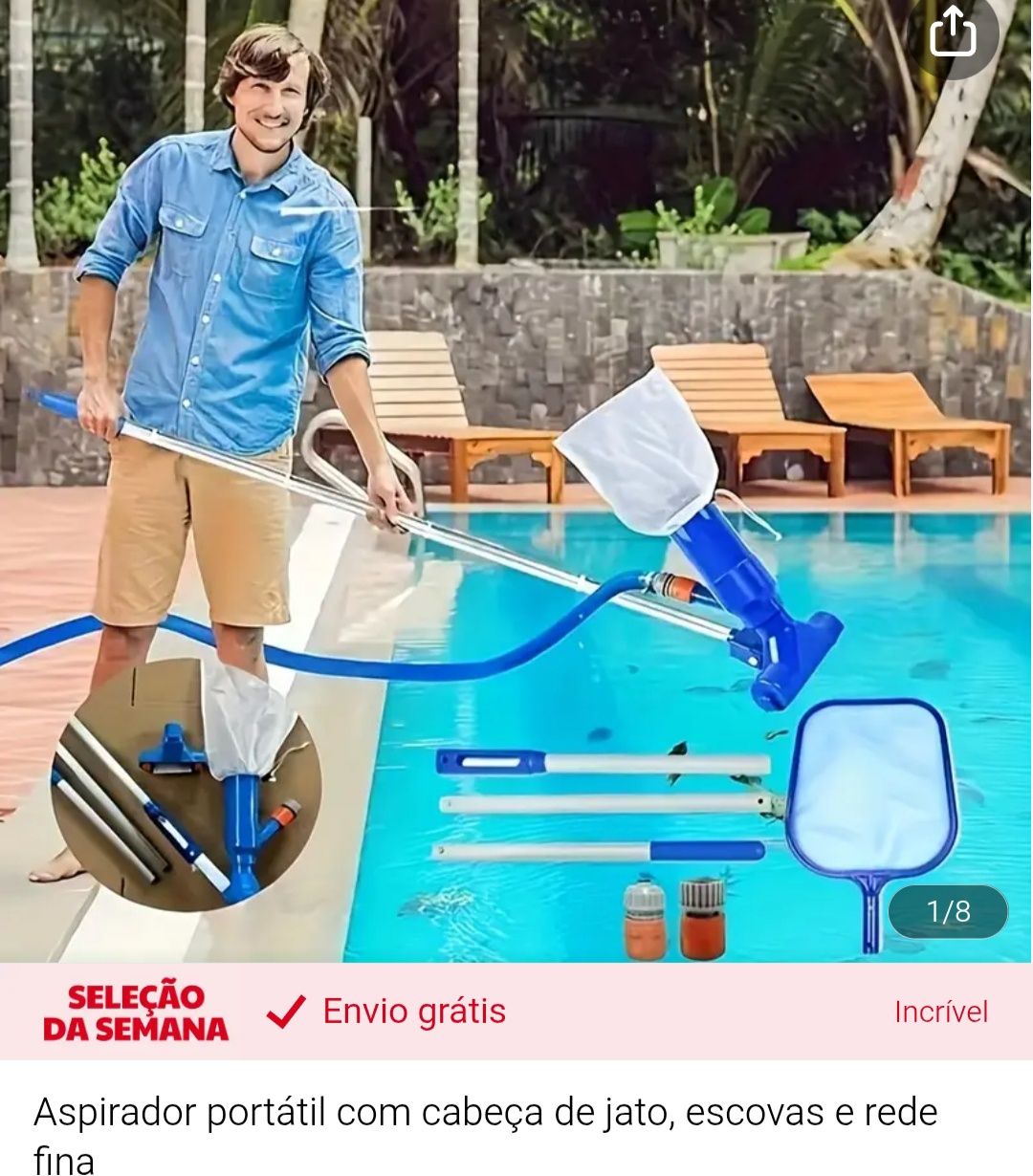 Vendo piscina desmontavel INTEX com bomba de filtro 2006 L/H 7127 L