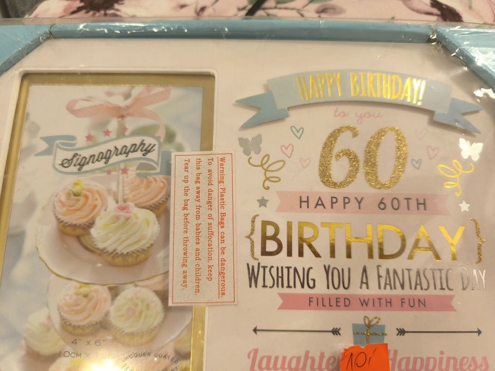 Nowa ramka na urodziny 60te 60 lat