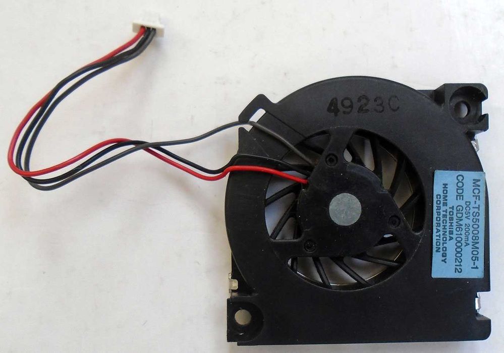 Кулер к ноутбуку Toshiba Qosmio QF10  3 pin