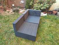 zestaw ogrodowy sofa+stół