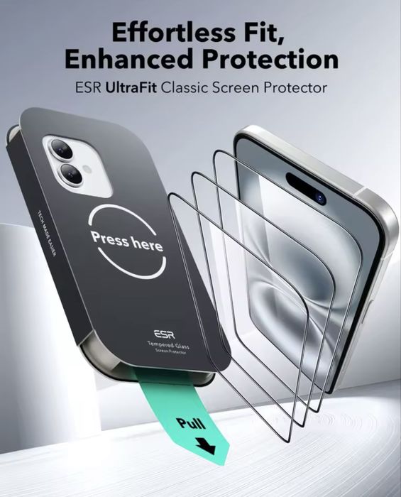 Vidro ESR temperado HD IPHONE 17 AIR (3pcs)