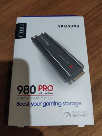 Dysk SSD 2TB Samsung 980 PRO NVMe M.2 Heatsink NOWY