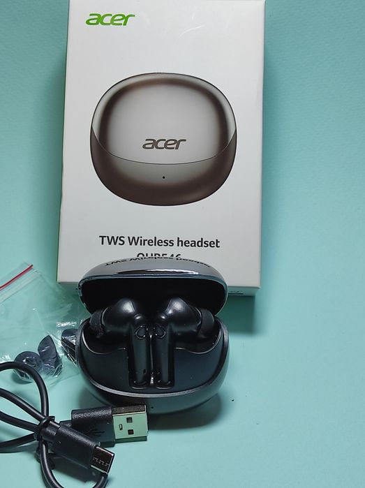 Навушники Acer TWS — комфорт, кейс, брендований якісний звук, нові