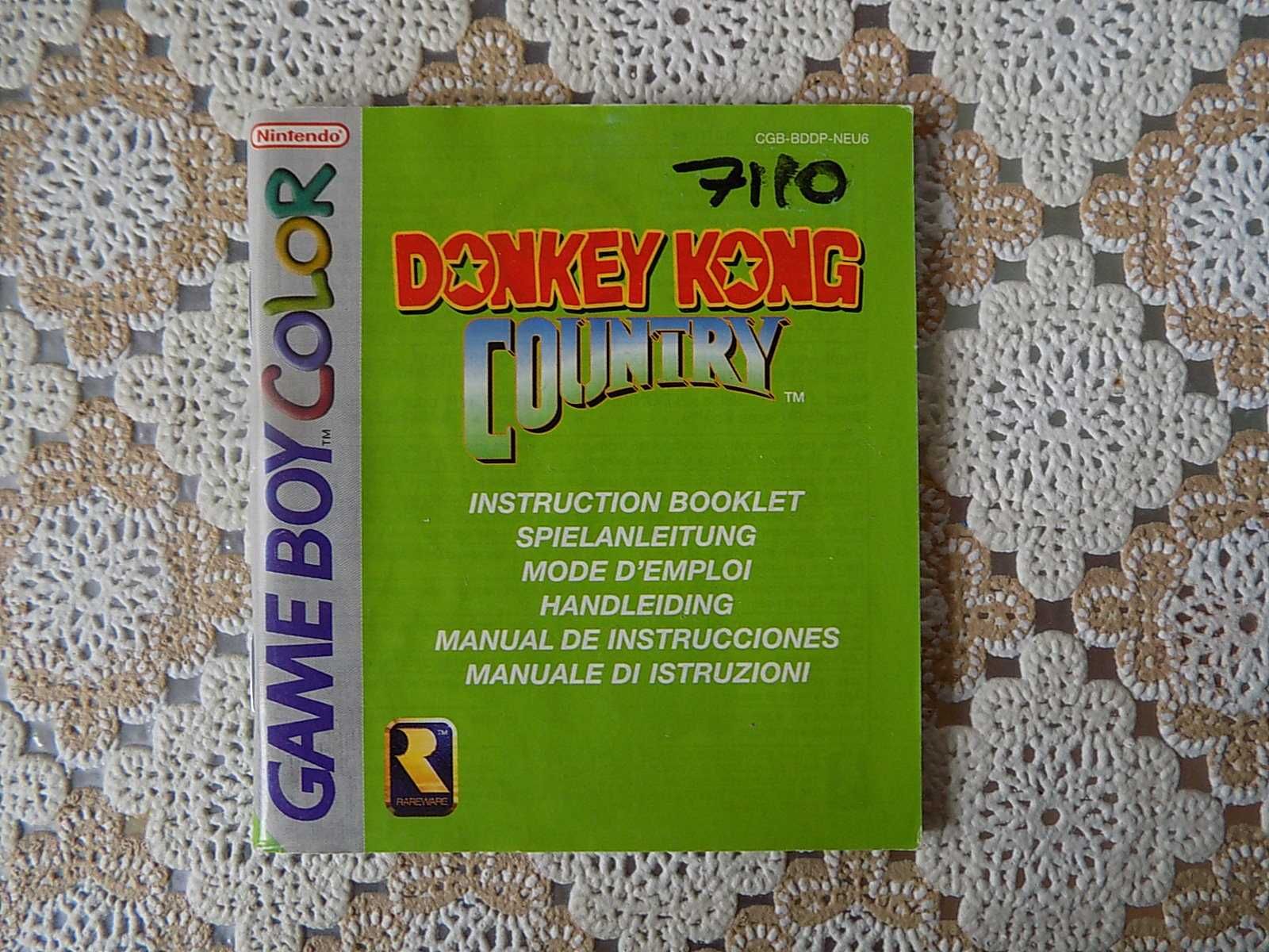 Gra Donkey Kong Country! na Nintendo Game Boy Color/GameBoy Advance SP