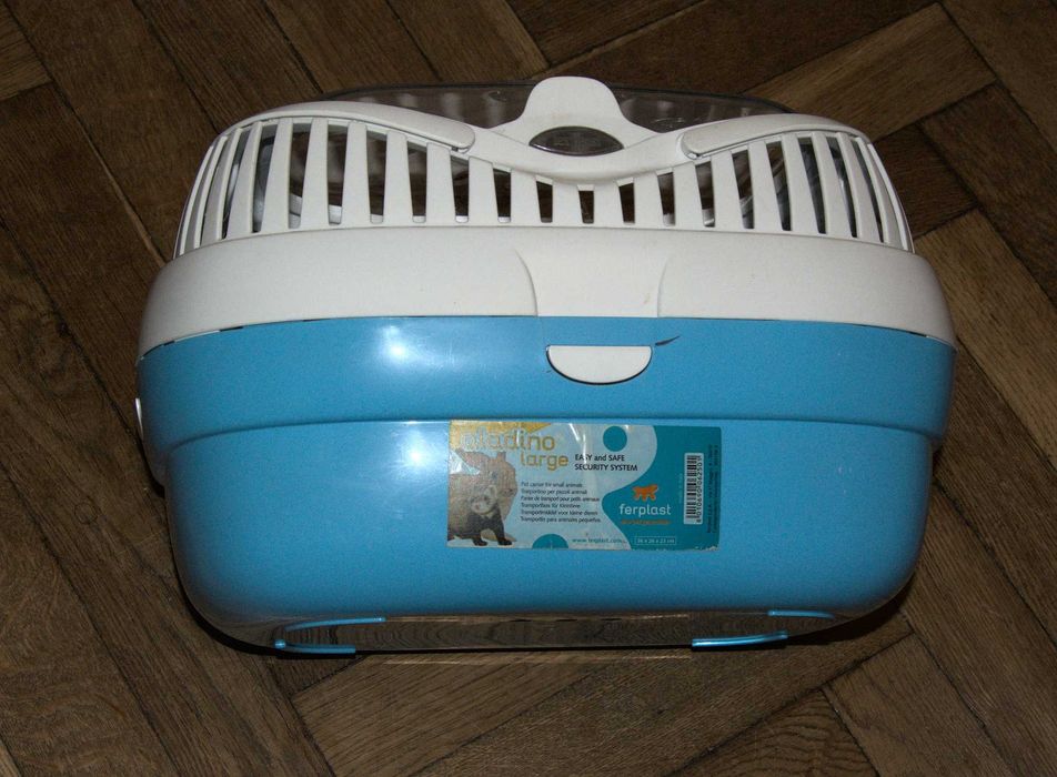 transporter dla małych zwierząt królik chomik + poidełko łopatka