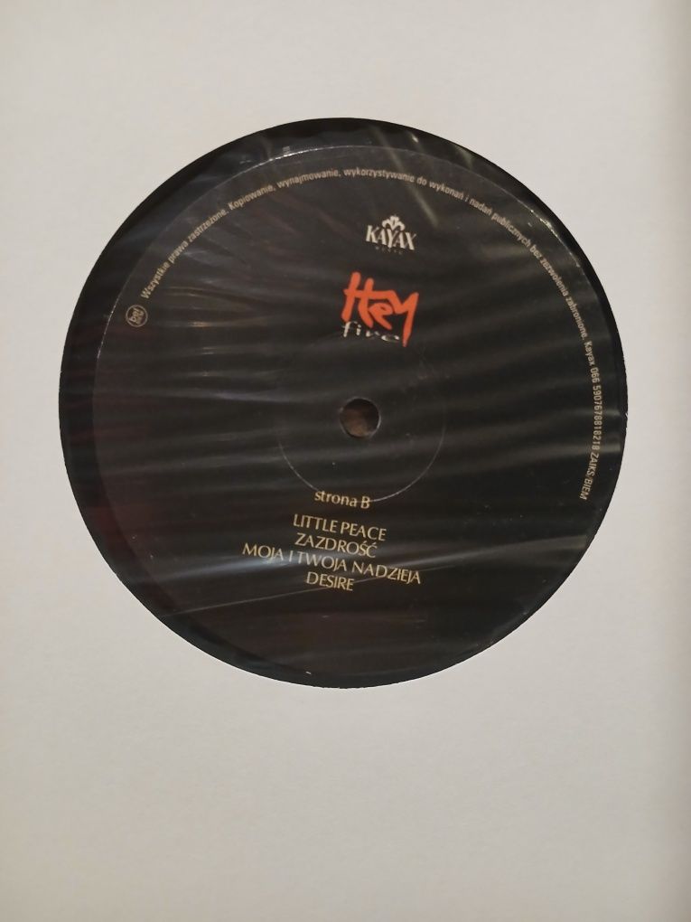 Hey - Fire, 2 lp, 1 press, wydanie limitowane z 2013r, jak nowe