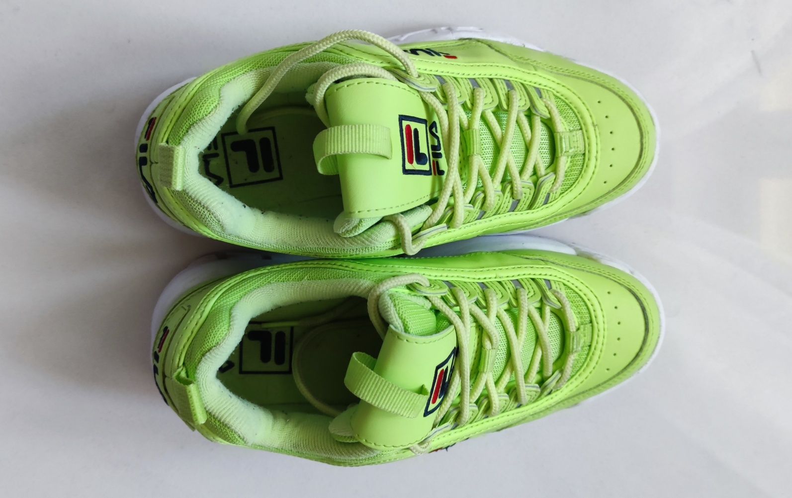 Sneakersy Adidasy Fila Zielone Neonowe Rozmiar 36