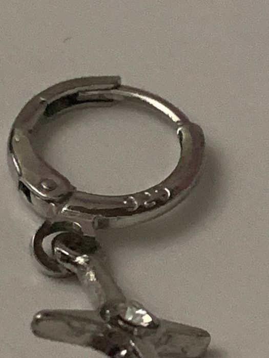 Срібні сережки хрестики 925 проба