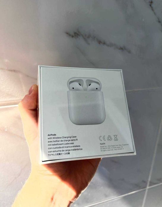 В плівці Запаковані! AirPods 2 Чек, гарантія оригінал
