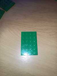 Lego płytka 4x6 green 3032