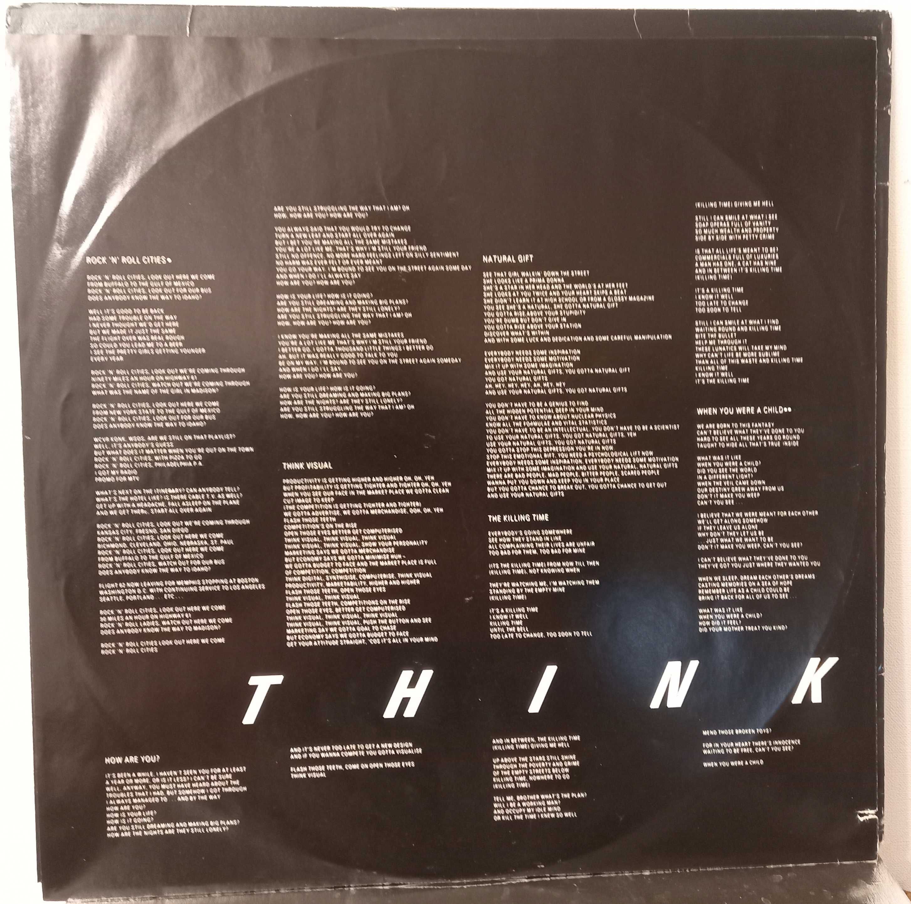 LP The Kinks "Think Visual", USA, 1986 год