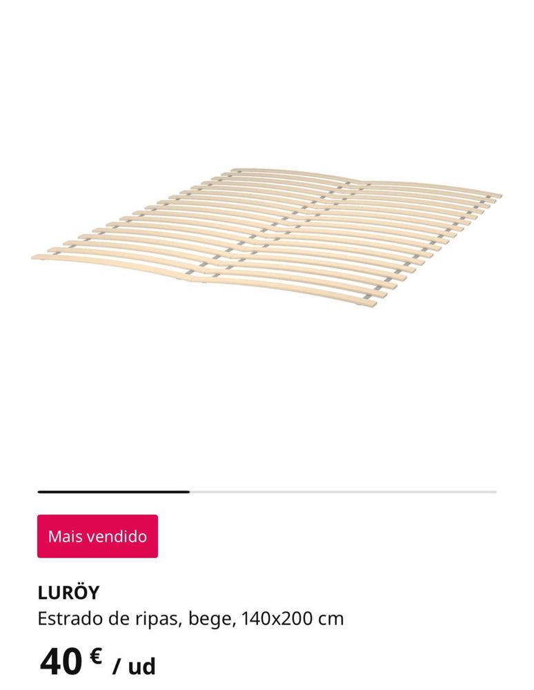 Camas casal e solteiro IKEA