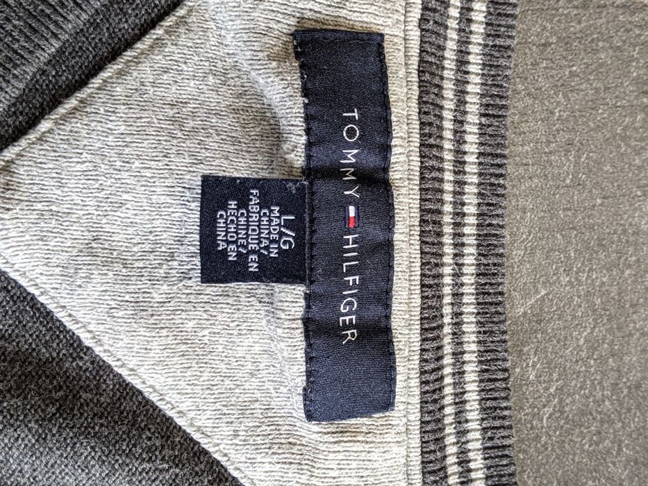 Ідеальний для осені! Чоловічий базовий светр Tommy Hilfiger розмір L