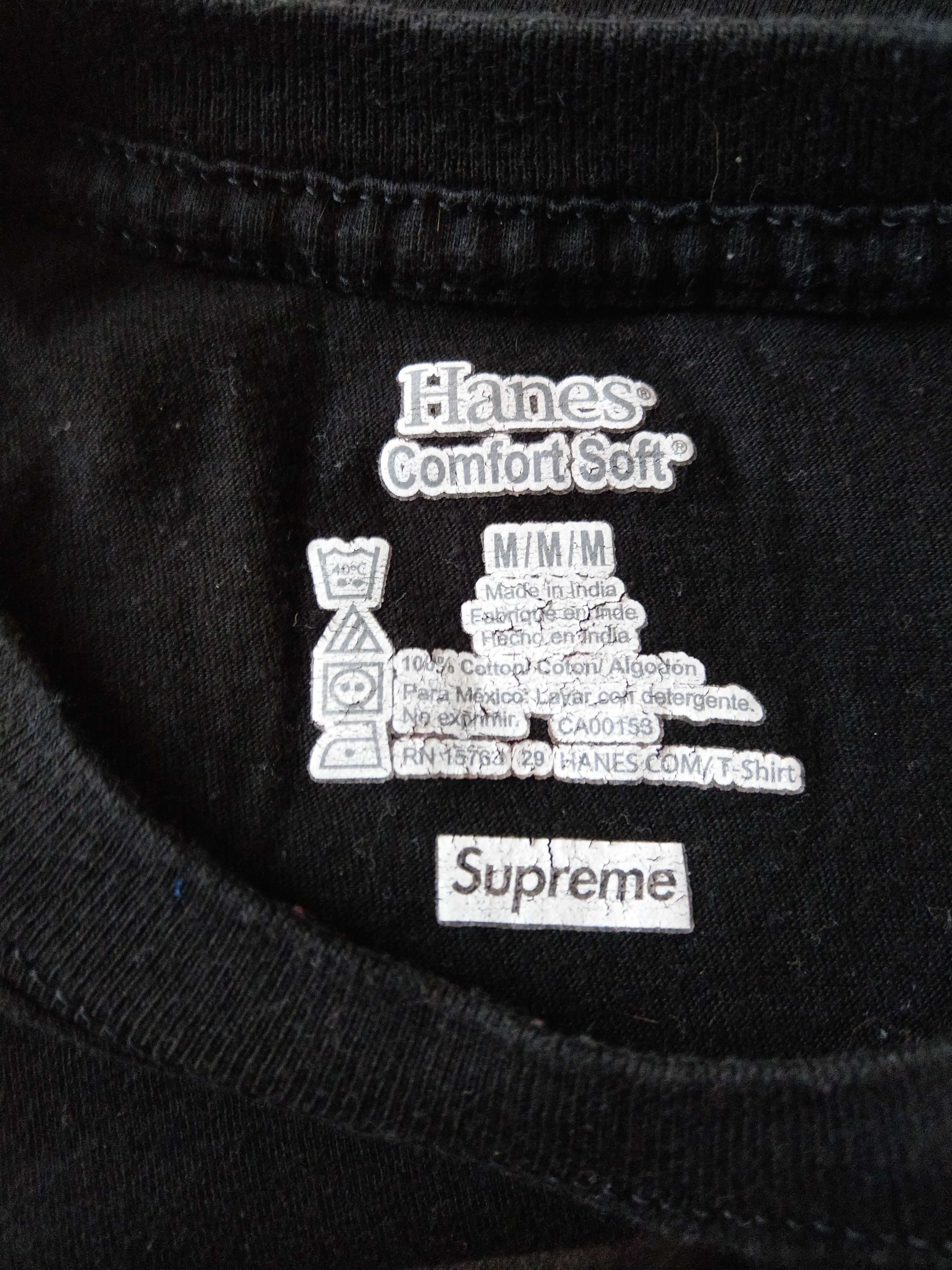 t-shirt Superme x Hanes box logo(unisex)