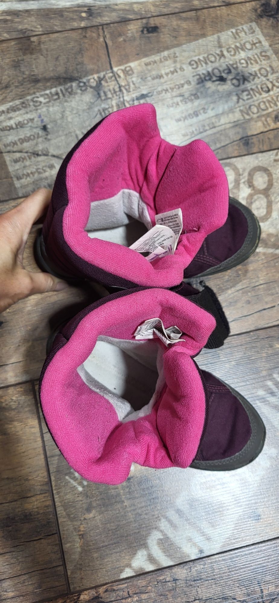 Quechua buty nieprzemakalne dla dziewczynki kozaki botki 32