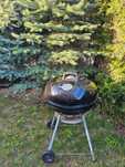Grill weglowy, ogrodowy, okragly