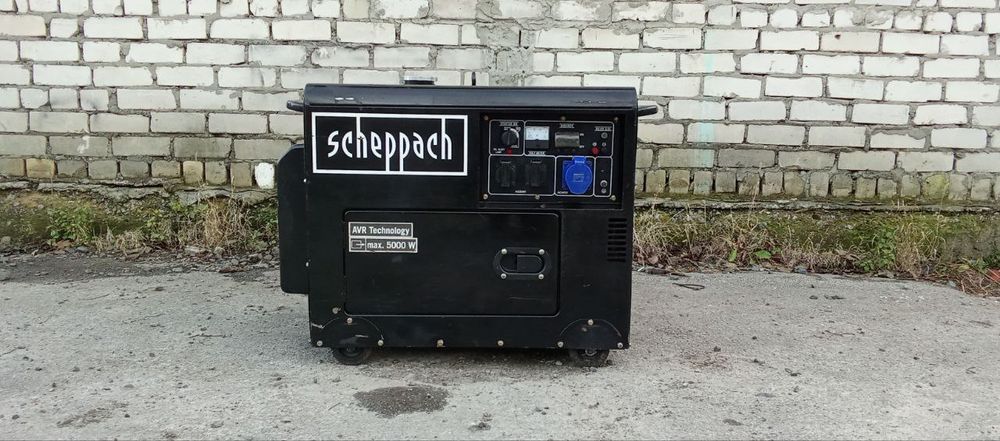 Дизельний генератор SCHEPPACH 5500 (Відео)