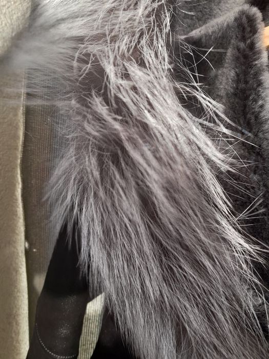 Kożuch Kurtka Damska ramoneska Naturalna Skóra Jagnięca S/M