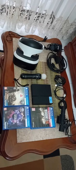 Ps4 óculos VR + comando move + câmara