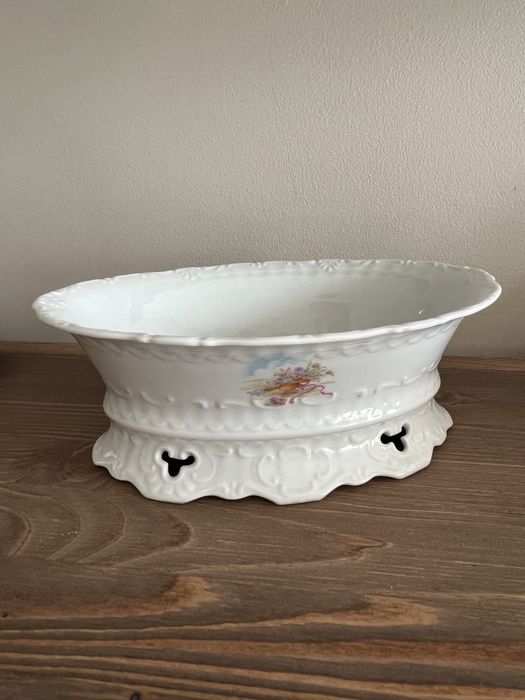 Osłonka na doniczkę żardiniera Weidman Germany porcelana Sygnatura